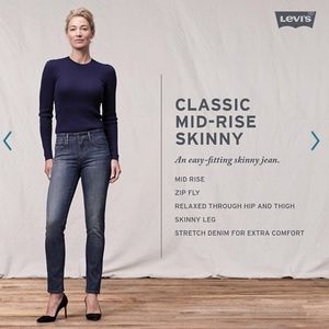 Levi’s Demi Curve Skinny jeans 24W 32 L (0M)